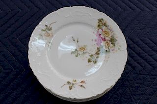 (6) German Porcelain Floral Dishes