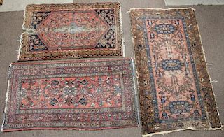 (3) Semi Antique Persian Rugs