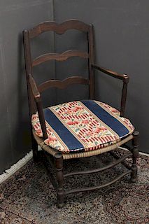 (2) Antique American Wooden Armchairs