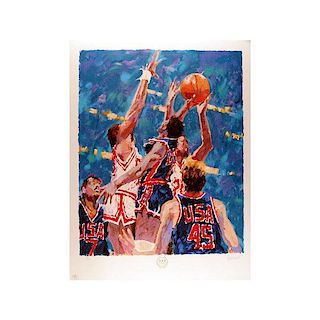 Aldo Luongo "A Jump To Victory" Serigraph