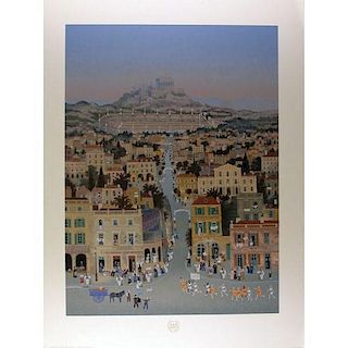 Michel Delacroix "Athens 1896 Olympics" Limited Edition Serigraph