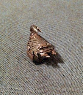 Early 20th C. Akan Peoples Scorpion Ring