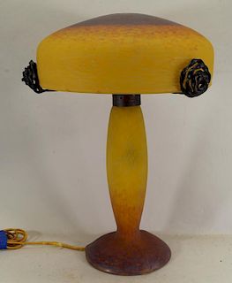 Art Deco French Andre Delatte Table Lamp