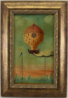 Hector Trotin (1894 - 1966) Hot Air Balloon