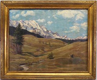 Irving R. Bacon (1875-1962) "In the Mountains"