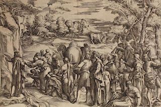 Giovanni Battista Franco (1498-1561) "Moses...