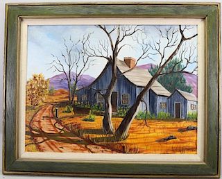 Roderick, '70 Painting of a Farmhouse in Landscape