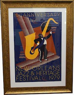 Large 10th Anniversary New Orleans Jazz Fest 1979