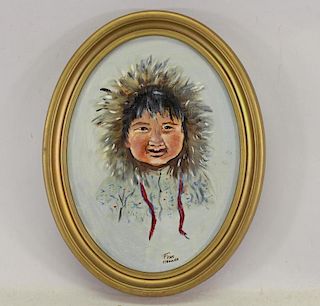 Fran Howard, Portrait of an Eskimo Child