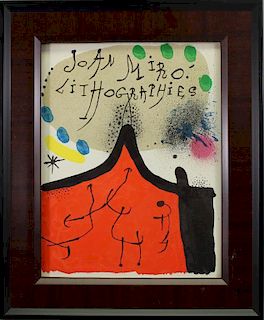 Joan Miro (1893 - 1983) Lithograph
