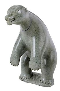 Inuit Carving of a Standing Bear