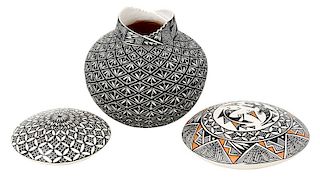 Three Acoma Pottery Vessels