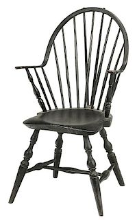 American Windsor Brace Back Side Chair