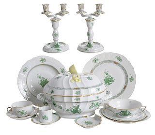 85 Pieces Herend Chinese Bouquet