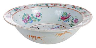 Chinese Export Famille Rose Basin