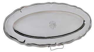 Large Oval Sterling Tray
