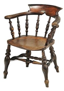 Low Back Windsor Arm Chair