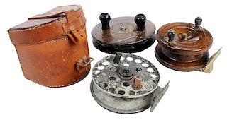 Large Group Vintage Fly Fishing Reels/Equipment