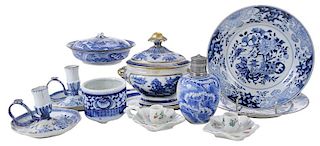 Ten Pieces of Asian Export Porcelain