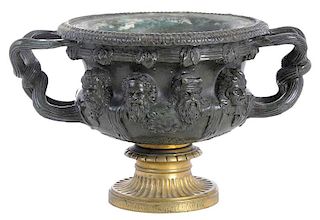 Grand Tour Bronze Warwick Vase