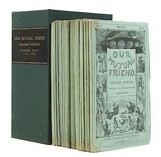 DICKENS, CHARLES. The Life and Adventures of Martin Chuzzlewit. London, 1843-1844. 20 parts/19. First edition.