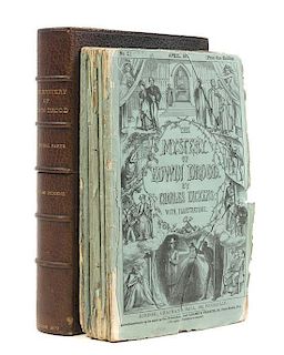 DICKENS, CHARLES. The Mystery of Edwin Drood. London, 1870. 6 parts. First ed., first issue in monthly parts.