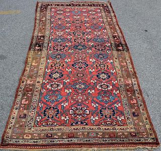 Antique and Finely Hand Woven Sarouk  Style Carpet