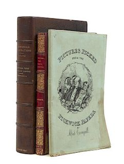 (DICKENS, CHARLES. PICKWICKIANS) Two collections of Pickwick Illustrations.