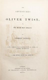 DICKENS, CHARLES. The Adventures of Oliver Twist. London, 1846. New edition.