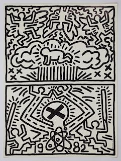 Keith Haring Anti-Nuclear Rally 1982