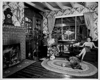 O. Winston Link Hester Fringer's living room on the tracks   1955/1999