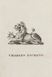 (DICKENS, CHARLES) MENKEN, ADAH ISAACS. Charles Dickens copy of Infelicia. London, 1868. With his bookplate tipped to front past