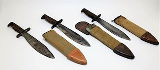 WWI Model 1917 Bolo Trench Knives by Plumb