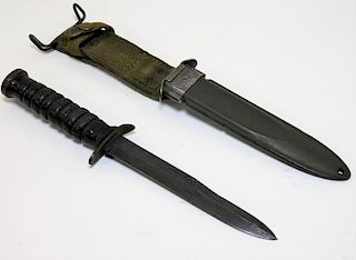 WWII U.S. Army M3 Combat Fighting Knife by Case