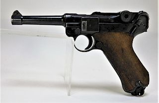 WWII German 1940-42 Mauser Lugar P-08 Pistol