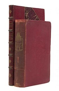 (DICKENS, CHARLES) 2 books by or about Dickens. Memoirs of Joseph Grimaldi. London, 1846. Revised ed. The Charles Dickens Dinner