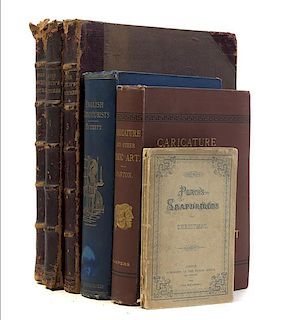 (LEECH, JOHN) A group of six books by or about 19th century caricaturists.