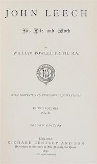 (LEECH, JOHN) FRITH, WILLIAM POWELL. John Leech: His Life and Work. London, 1891. 2 vols. Second edition.