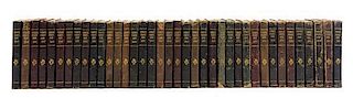 (PUNCH) A set of Punchs Pocket-Book. London: Punch Office. 1844-1881. 38 vols. total.