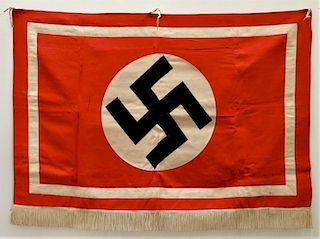 WWII German NSDAP Podium Banner