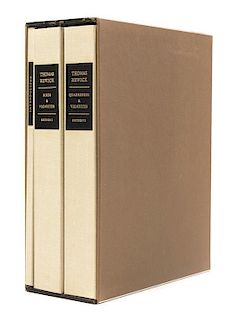 BEWICK, THOMAS. A Portfolio of Thomas Bewick Wood Engravings. Chicago, 1970. 2 vols. of plates and a thin 8vo volume.
