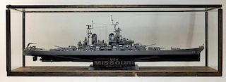 Plastic Ship Model of the USS Missouri