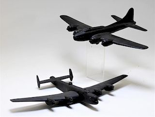 WWII British Recognition Models of B-17 & B-24
