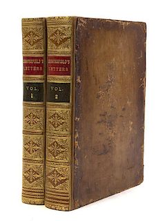 CHESTERFIELD, PHILIPP DORMER STANHOPE. Letters. London, 1774. 2 vols. Large Paper edition.