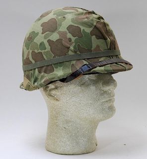 WWII M1 Helmet ID'd to 22nd Marine Regt