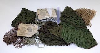 WWII U.S. Army Helmet Camouflage Nets (10)