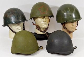 Russian WWII to Cold War Period Steel Helmets (5)
