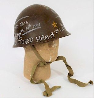 WWII Japanese Marines Type 90 Combat Helmet