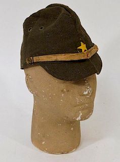 WWII Japanese Army Green Soft Cap