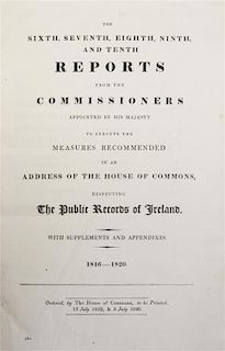 (IRELAND) House of Commons Reports, 1816-1820. Sl., 1819-20